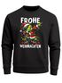Sweatshirt Herren Frohe Weihnachten Dabbing Grinch Weihnachtspullover Weihnachtsoutfit Männer Moonworks®preview