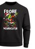 Sweatshirt Herren Frohe Weihnachten Dabbing Grinch Weihnachtspullover Weihnachtsoutfit Männer Moonworks®preview