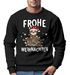 Sweatshirt Herren Frohe Weihnachten Weihnachtspullover Lustig Dabbing Weihnachtsmotiv  Ugly XMAS Sweater Moonworks®preview
