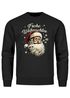 Sweatshirt Herren Frohe Weihnachten Weihnachtspullover Santa Claus Aufdruck Weihnachtsoutfit Männer Moonworks®preview