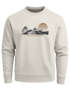Sweatshirt Herren Frontprint Bergmotiv Pullover mit Print Outdoor Adventure Fashion Streetwear Neverless®preview