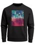 Sweatshirt Herren Frontprint California Pullover Palmen Print im Retro Look Fashion Streetwear Neverless®preview