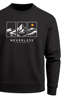 Sweatshirt Herren Frontprint dreiteiliges Bergmotiv Grafik Print Pullover Männer Fashion Streetwear Neverless®preview