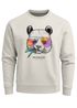 Sweatshirt Herren Frontprint Panda Pullover mit Print Statement Fashion Streetwear Männer Neverless®preview