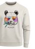Sweatshirt Herren Frontprint Panda Pullover mit Print Statement Fashion Streetwear Männer Neverless®preview