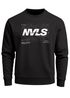Sweatshirt Herren Frontprint Pullover mit Print Aufdruck Logo Linien Techwear Fashion Streetwear Neverless®preview