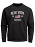 Sweatshirt Herren Frontprint Pullover mit Print Brooklyn College Design USA-Flagge Fashion Streetwear Neverless®preview