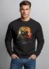 Sweatshirt Herren Frontprint Pullover mit Print Chillout Vibes Faultier Music Streetwear Fashion Streetwear Neverless®preview