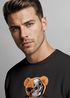 Sweatshirt Herren Frontprint Pullover mit Print I’ll Bear Back Teddy mit Cyborg Design Fun Streetwear Fashion Neverless®preview