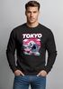 Sweatshirt Herren Frontprint Pullover mit Print Japan Tokyo Fuji Asia Urban Fashion Streetwear Neverless®preview