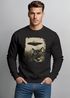Sweatshirt Herren Frontprint Pullover mit Print Katze Ufo Science Fiction Aufdruck Lustig Fashion Streetwear Neverless®preview