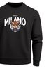 Sweatshirt Herren Frontprint Pullover mit Print Milano Tiger Fashion Streetwear Neverless®preview