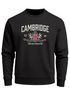 Sweatshirt Herren Frontprint Pullover mit Print mit UK Wappen Cambridge British Retro Style Fashion Streetwear Neverless®preview