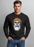 Sweatshirt Herren Frontprint Pullover mit Print Moin Skull Totenkopf Anker Nordic Streetwear Design Fashion Neverless®preview