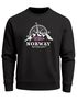 Sweatshirt Herren Frontprint Pullover mit Print Norway Flag Outdoor Kompass Design Adventure Fashion Streetwear Neverless®preview