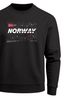 Sweatshirt Herren Frontprint Pullover mit Print Norway Norwegen Fashion Nordic Streetwear Skandinavien Neverless®preview