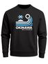 Sweatshirt Herren Frontprint Pullover mit Print Okinawa Wave Retro Design Palme Sonne Welle Fashion Streetwear Neverless®preview