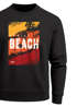 Sweatshirt Herren Frontprint Pullover mit Print Venice Beach Retro Aufdruck California Fashion Streetwear Neverless®preview