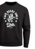 Sweatshirt Herren Frontprint Pullover mit PrintTwo Beers Only Club Bier & Surf Design Fun Streetwear Style Neverless®preview