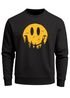 Sweatshirt Herren Frontprint Pullover mit Smile Print Outdoor Fashion Streetwear Aufdruck Grafik Pulli Neverless®preview