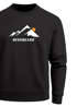 Sweatshirt Herren Grafik Print Berge Frontprint Pullover mit minimalistischem Natur-Aufdruck Fashion Streetwear Neverless®preview