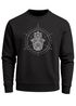 Sweatshirt Herren Hamsa Hand der Fatima Glücksbringer Symbol Neverless®preview