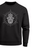Sweatshirt Herren Hamsa Hand der Fatima Glücksbringer Symbol Neverless®preview