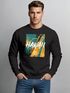Sweatshirt Herren Hawaii Palme USA Tropical Rundhals-Pullover Fashion Streetwear Neverless®preview