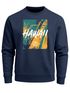Sweatshirt Herren Hawaii Palme USA Tropical Rundhals-Pullover Fashion Streetwear Neverless®preview