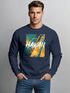 Sweatshirt Herren Hawaii Palme USA Tropical Rundhals-Pullover Fashion Streetwear Neverless®preview