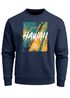 Sweatshirt Herren Hawaii Palme USA Tropical Rundhals-Pullover Fashion Streetwear Neverless®preview