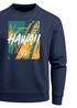 Sweatshirt Herren Hawaii Palme USA Tropical Rundhals-Pullover Fashion Streetwear Neverless®preview
