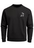 Sweatshirt Herren Hirsch Wald-Tiere Print Logo Aufdruck Outdoor Fashion StreetstyleRundhals-Pullover Neverless®preview