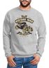 Sweatshirt Herren Hot Rod Vintage Iron Retro Rundhals-Pullover Moonworks®preview