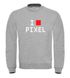 Sweatshirt Herren I Love Pixel Rundhals-Pullover Moonworks®preview