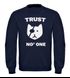 Sweatshirt Herren Katze mit Augenklappe Rundhals-Pullover Moonworks®preview