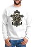 Sweatshirt Herren Kreuz mit Totenkopf Cross Skulls Rundhals-Pullover Neverless®preview