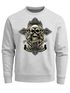 Sweatshirt Herren Kreuz mit Totenkopf Cross Skulls Rundhals-Pullover Neverless®preview