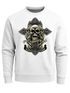 Sweatshirt Herren Kreuz mit Totenkopf Cross Skulls Rundhals-Pullover Neverless®preview