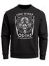 Sweatshirt Herren Lieber ein Wolf Odins als ein Lamm Gottes nordische Mythologie Wikinger Rundhals-Pullover Neverless®preview