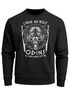 Sweatshirt Herren Lieber ein Wolf Odins als ein Lamm Gottes nordische Mythologie Wikinger Rundhals-Pullover Neverless®preview