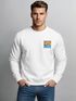 Sweatshirt Herren Logo Print Sommer Sonne Welle Strand Meer Rundhals-Pullover Fashion Streetwear Neverless®preview