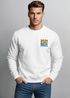 Sweatshirt Herren Logo Print Sommer Sonne Welle Strand Meer Rundhals-Pullover Fashion Streetwear Neverless®preview