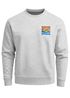 Sweatshirt Herren Logo Print Sommer Sonne Welle Strand Meer Rundhals-Pullover Fashion Streetwear Neverless®preview