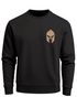 Sweatshirt Herren Logo Print Sparta-Helm Spartaner Gladiator Krieger Warrior Rundhals-Pullover Fashion Streetwear Neverless®preview