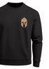 Sweatshirt Herren Logo Print Sparta-Helm Spartaner Gladiator Krieger Warrior Rundhals-Pullover Fashion Streetwear Neverless®preview