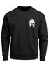 Sweatshirt Herren Logo Print Sparta-Helm Spartaner Gladiator Krieger Warrior Rundhals-Pullover Fashion Streetwear Neverless®preview