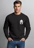 Sweatshirt Herren Logo Print Sparta-Helm Spartaner Gladiator Krieger Warrior Rundhals-Pullover Fashion Streetwear Neverless®preview