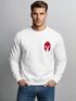 Sweatshirt Herren Logo Print Sparta-Helm Spartaner Gladiator Krieger Warrior Rundhals-Pullover Fashion Streetwear Neverless®preview