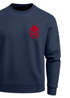 Sweatshirt Herren Logo Print Sparta-Helm Spartaner Gladiator Krieger Warrior Rundhals-Pullover Fashion Streetwear Neverless®preview
